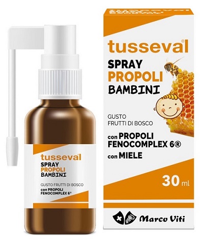 TUSSEVAL GOLA PROPOLI SPRAY PER BAMBINI 30 ML - Pharmaleader