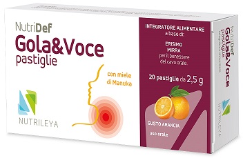 NUTRIDEF GOLA & VOCE ARANCIA 20 PASTIGLIE - Pharmaleader