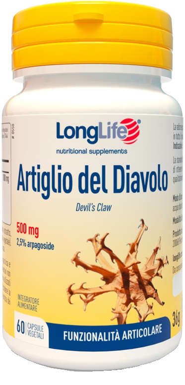 LONGLIFE ARTIGLIO DEL DIAVOLO 2% 60 CAPSULE - Pharmaleader