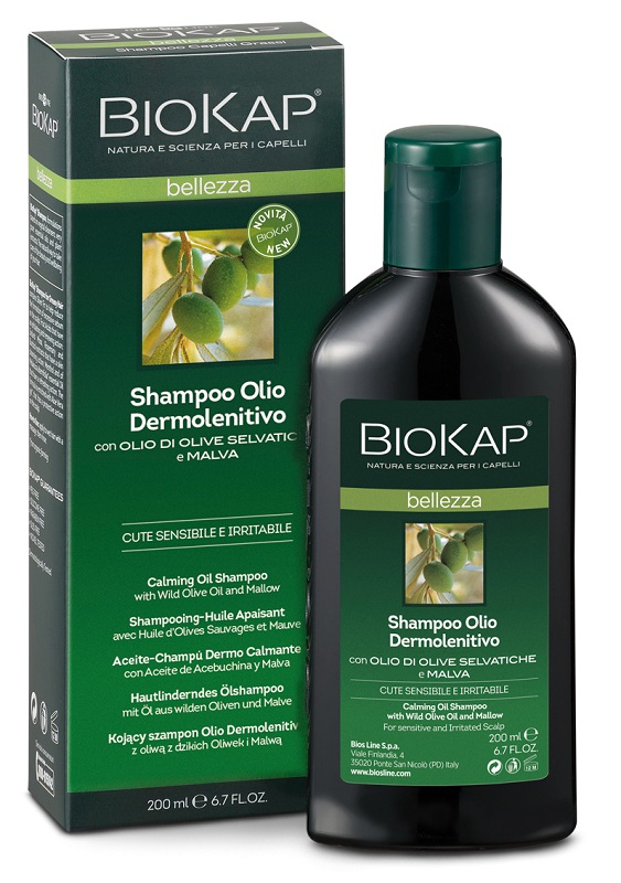 BIOKAP BELLEZZA SHAMPOO OLIO DERMOLENITIVO 200 ML BIOSLINE - Pharmaleader