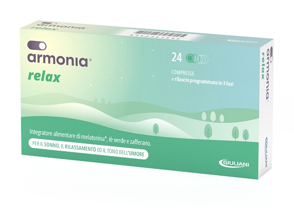 ARMONIA RELAX 1 MG A BASE DI MELATONINA 24 COMPRESSE - Pharmaleader