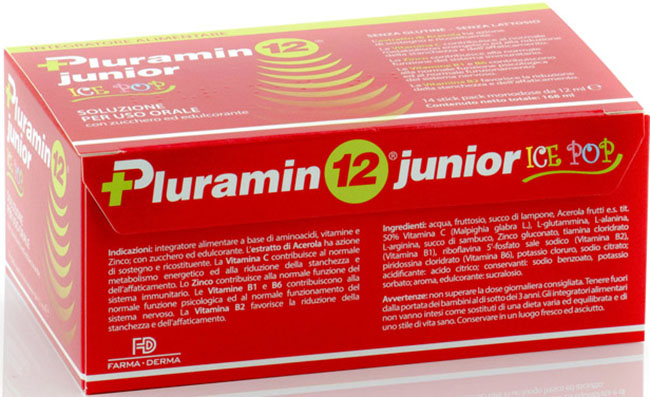 PLURAMIN12 JUNIOR 14 STICK PACK 12 ML - Pharmaleader