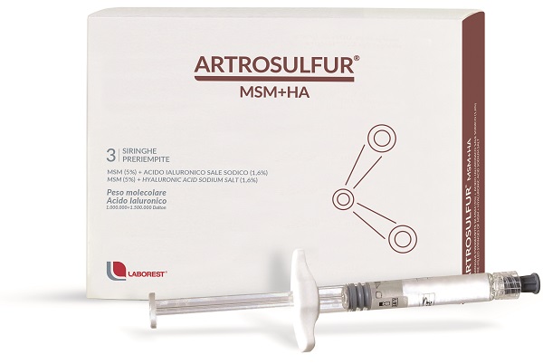 ARTROSULFUR MSM+HA SIRINGHE PRERIEMPITE INTRA-ARTICOLARI ACIDO IALURONICO 2 ML - Pharmaleader