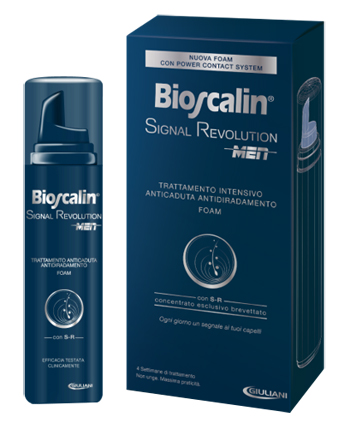 BIOSCALIN SIGNAL REVOLUTION MEN TRATTAMENTO INTENSIVO ANTICADUTA ANTIDIRADAMENTO FOAM 75 ML - Pharmaleader