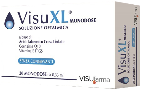 SOLUZIONE OFTALMICA VISUXL 20 CONTENITORI MONODOSE 0,33 ML - Pharmaleader