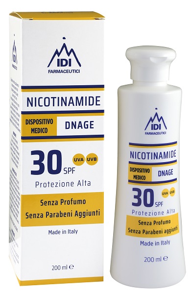 NICOTINAMIDE DNAGE 30SPF PROTEZIONE ALTA 200 ML - Pharmaleader