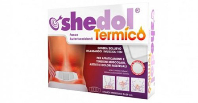 FASCIA AUTORISCALDANTE SHEDOL TERMICO 6 PEZZI - Pharmaleader