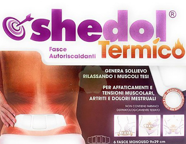 CEROTTO AUTORISCALDANTE SHEDOL TERMICO 6 PEZZI - Pharmaleader