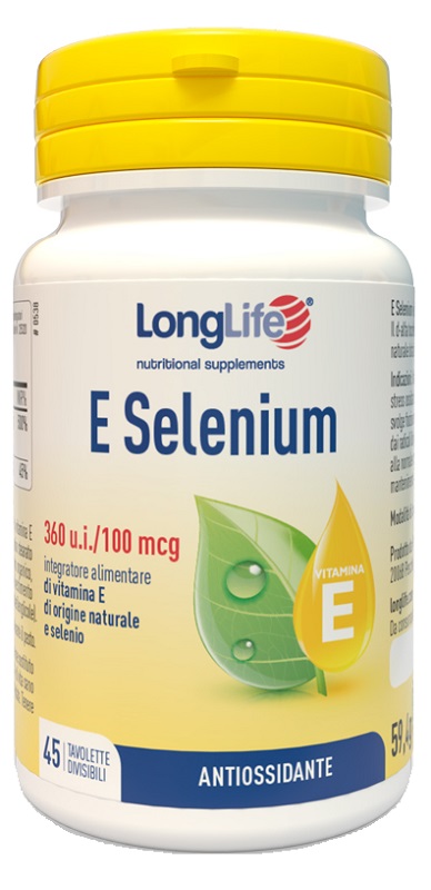 LONGLIFE E SELENIUM 45 TAVOLETTE - Pharmaleader
