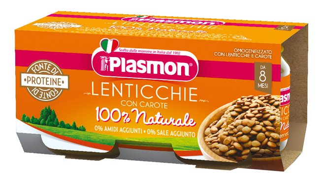 PLASMON OMOGENEIZZATO LENTICCHIE 2 X 80 G - Pharmaleader