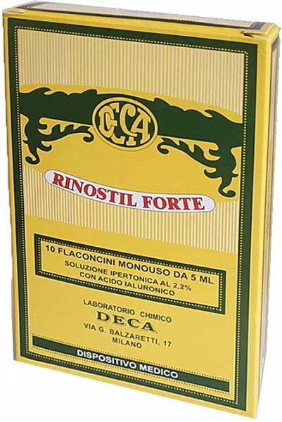 RINOSTIL FORTE SOLUZIONE IPERTONICA 10 FLACONCINI MONOUSO DA 5 ML - Pharmaleader