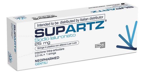 SIRINGA PRERIEMPITA INTRA-ARTICOLARE SUPARTZ ACIDO IALURONICO 25 MG 2,5 ML 1 PEZZO - Pharmaleader
