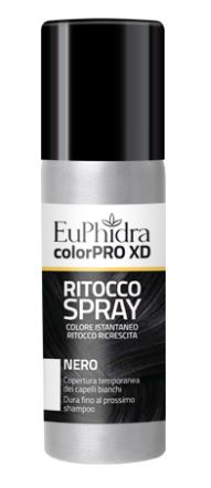 EUPHIDRA COLORPRO XD TINTURA RITOCCO SPRAY CAPELLI NERO 75 ML - Pharmaleader