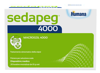 SEDAPEG 4000 20 BUSTINE MONODOSE X 10G HUMANA - Pharmaleader