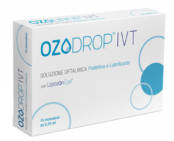 OZODROP IVT SOLUZIONE OFTALMICA BASE DI OLIO OZONIZZATO IN FOSFOLIPIDI 15 FLACONCINI MONODOSE DA 0,35 ML - Pharmaleader