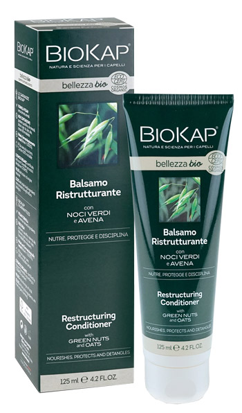 BIOKAP BELLEZZA BIO BALSAMO RISTRUTTURANTE COSMOS ECOCERT 125 ML BIOSLINE - Pharmaleader