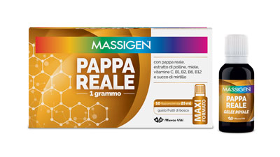 MASSIGEN PAPPA REALE 10 FLACONI DA 25 ML - Pharmaleader