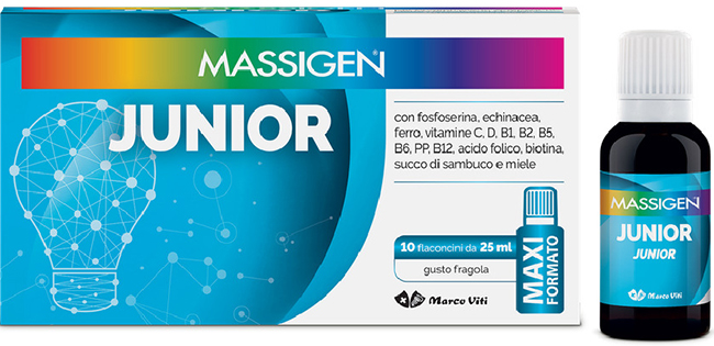 MASSIGEN JUNIOR 10 FLACONI DA 25 ML - Pharmaleader