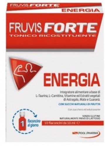 FRUVIS FORTE ENERGIA 10 FLACONCINI DA 10 ML - Pharmaleader