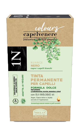 CAPELVENERE COLOURS TINTA CAPELLI 1N NERO - Pharmaleader