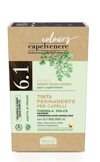 CAPELVENERE COLOURS TINTA CAPELLI 6,1N BIONDO SCURO CENERE - Pharmaleader