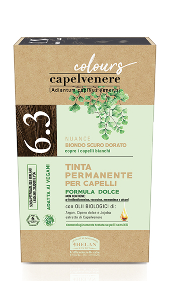 CAPELVENERE COLOURS TINTA CAPELLI 6,3N BIONDO SCURO DORATO - Pharmaleader