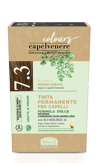 CAPELVENERE COLOURS TINTA CAPELLI 7,3N BIONDO DORATO - Pharmaleader