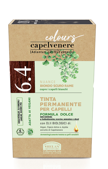CAPELVENERE COLOURS TINTA CAPELLI 6,4N BIONDO SCURO RAME - Pharmaleader