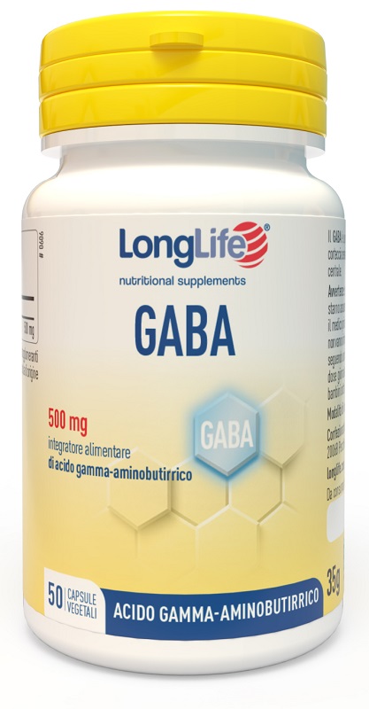 LONGLIFE GABA 500MG 50 CAPSULE - Pharmaleader