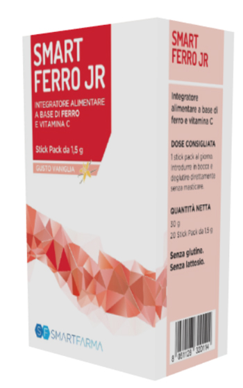 SMART FERRO JR 20 STICK PACK GUSTO VANIGLIA - Pharmaleader