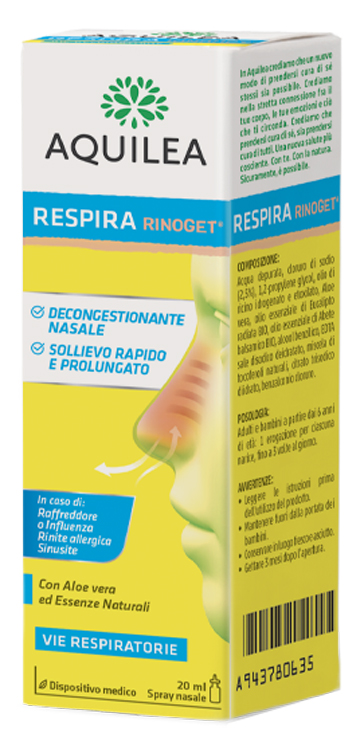 AQUILEA RESPIRA RINOGET 20 ML - Pharmaleader