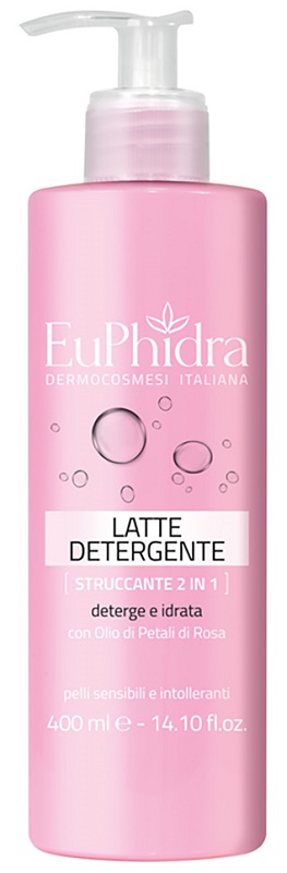 EUPHIDRA LATTE DETERGENTE STRUCCANTE 2IN1 400 ML - Pharmaleader