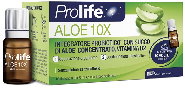 PROLIFE ALOE 10 FLACONI X 8 ML - Pharmaleader