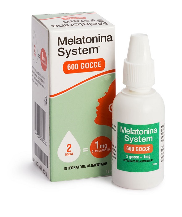 MELATONINA SYSTEM 600 GOCCE 18 ML - Pharmaleader