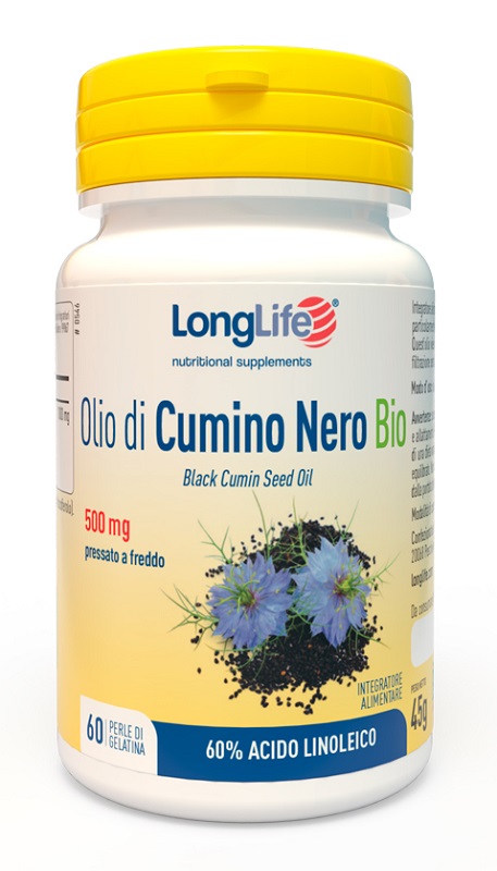 LONGLIFE OLIO DI CUMINO NERO BIO 60 PERLE IN GELATINA - Pharmaleader