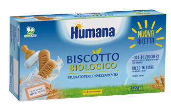 HUMANA BISCOTTO BABY BIO 2 SACCHETTI DA 180 G - Pharmaleader
