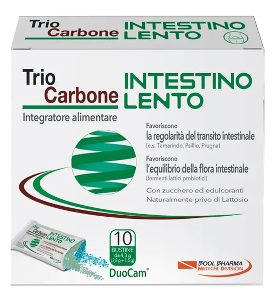 TRIOCARBONE INTESTINO LENTO 10 BUSTINE - Pharmaleader
