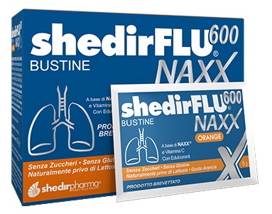 SHEDIRFLU 600 NAXX ARANCIA SENZA ZUCCHERI 20 BUSTINE - Pharmaleader