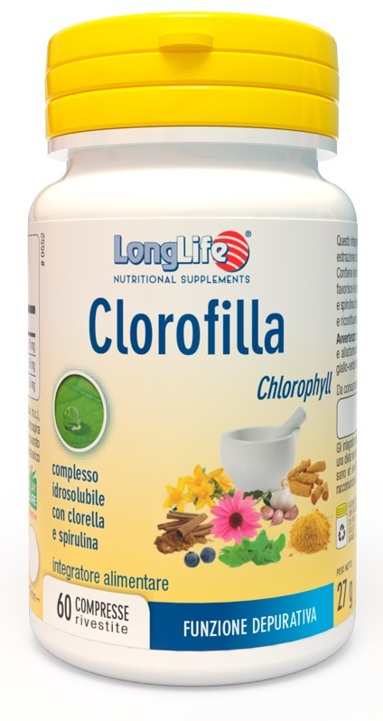 LONGLIFE CLOROFILLA 60 COMPRESSE RIVESTITE - Pharmaleader