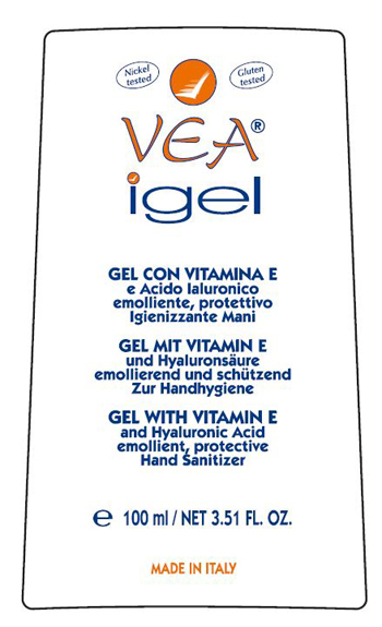 VEA IGEL GEL MANI IGIENIZZANTE VITAMINA E ACIDO IALURONICO 100 ML - Pharmaleader