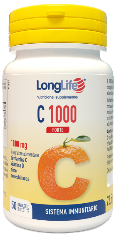 LONGLIFE C 1000 FORTE 50 TAVOLETTE - Pharmaleader