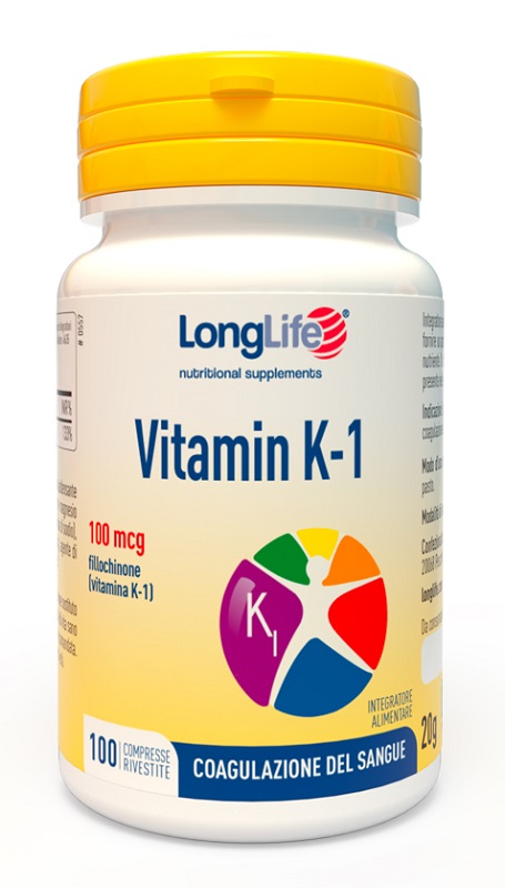 LONGLIFE VITAMIN K 100MCG 100 COMPRESSE RIVESTITE - Pharmaleader