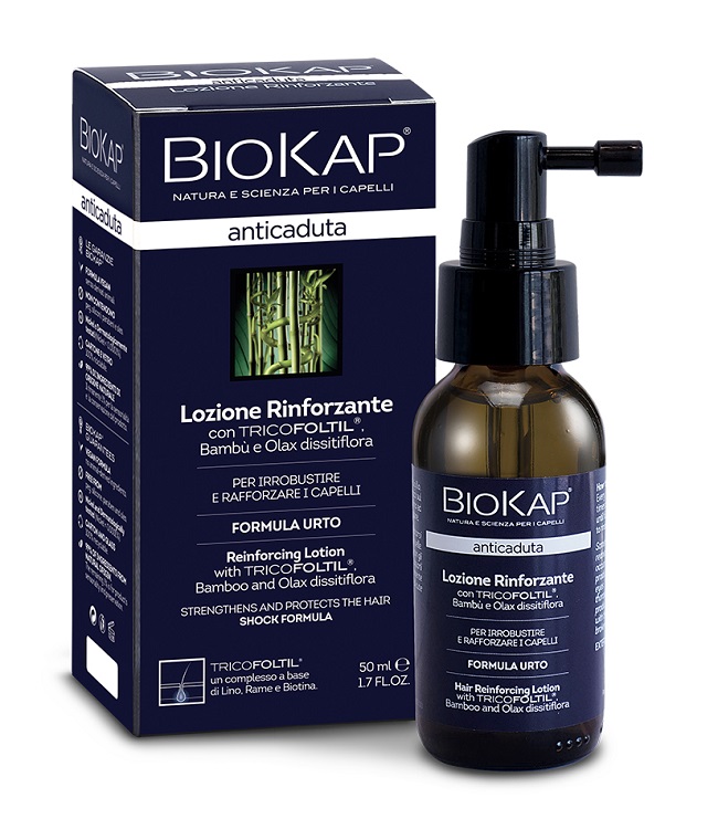 BIOKAP LOZIONE RINFORZANTE ANTICADUTA CON TRICOFOLTIL NUOVA FORMULA 50 ML - Pharmaleader