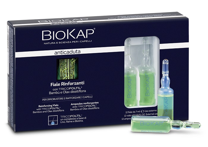 BIOKAP FIALE RINFORZANTI ANTICADUTA CON TRICOLTIL 12 PEZZI DA 7 ML NEW - Pharmaleader