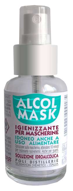 ALCOL MASK 50 ML IGIENIZZANTE MASCHERINE - Pharmaleader