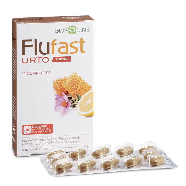 APIX PROPOLI FLUFAST URTO 3 GIORNI 12 COMPRESSE BIOSLINE - Pharmaleader