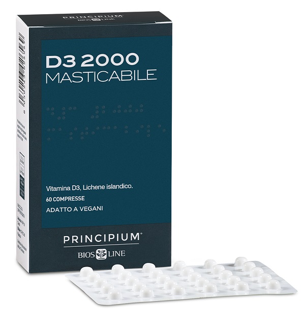 PRINCIPIUM D3 2000 MASTICABILE 60 COMPRESSE - Pharmaleader