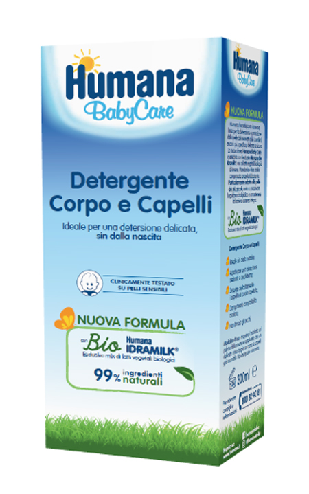 HUMANA BABY CARE DETERGENTE CORPO&CAPELLI 300 ML - Pharmaleader