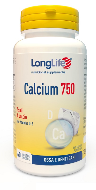 LONGLIFE CALCIUM 750 MG 60 TAVOLETTE - Pharmaleader