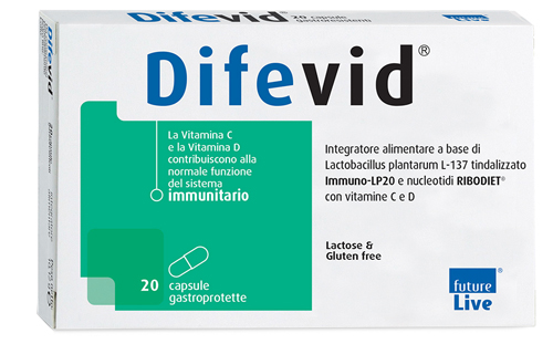 DIFEVID 20 CAPSULE GASTROPROTETTE - Pharmaleader